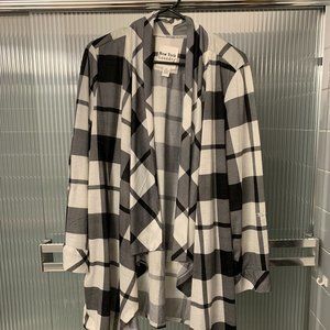New York Laundry Plaid Cardigan